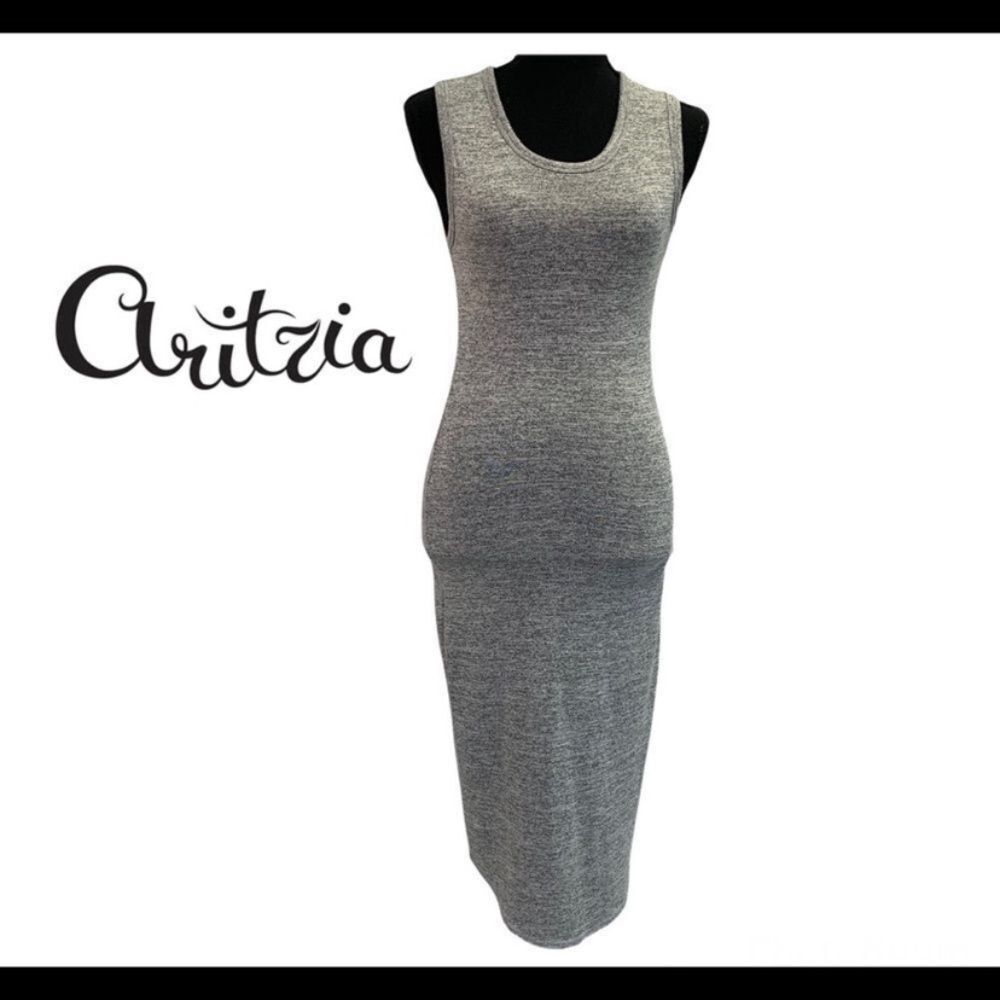 Aritzia Wilfred Bruni Dress Heather Grey Sz XS